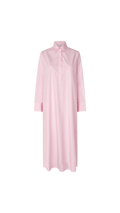 Pink dress on a white background
