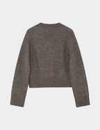 Gray sweater on a light gray background