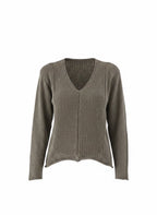 Brown sweater on a white background. TRANSIT MAGLIA