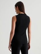 Emi Top Classic Funnel Neck Top