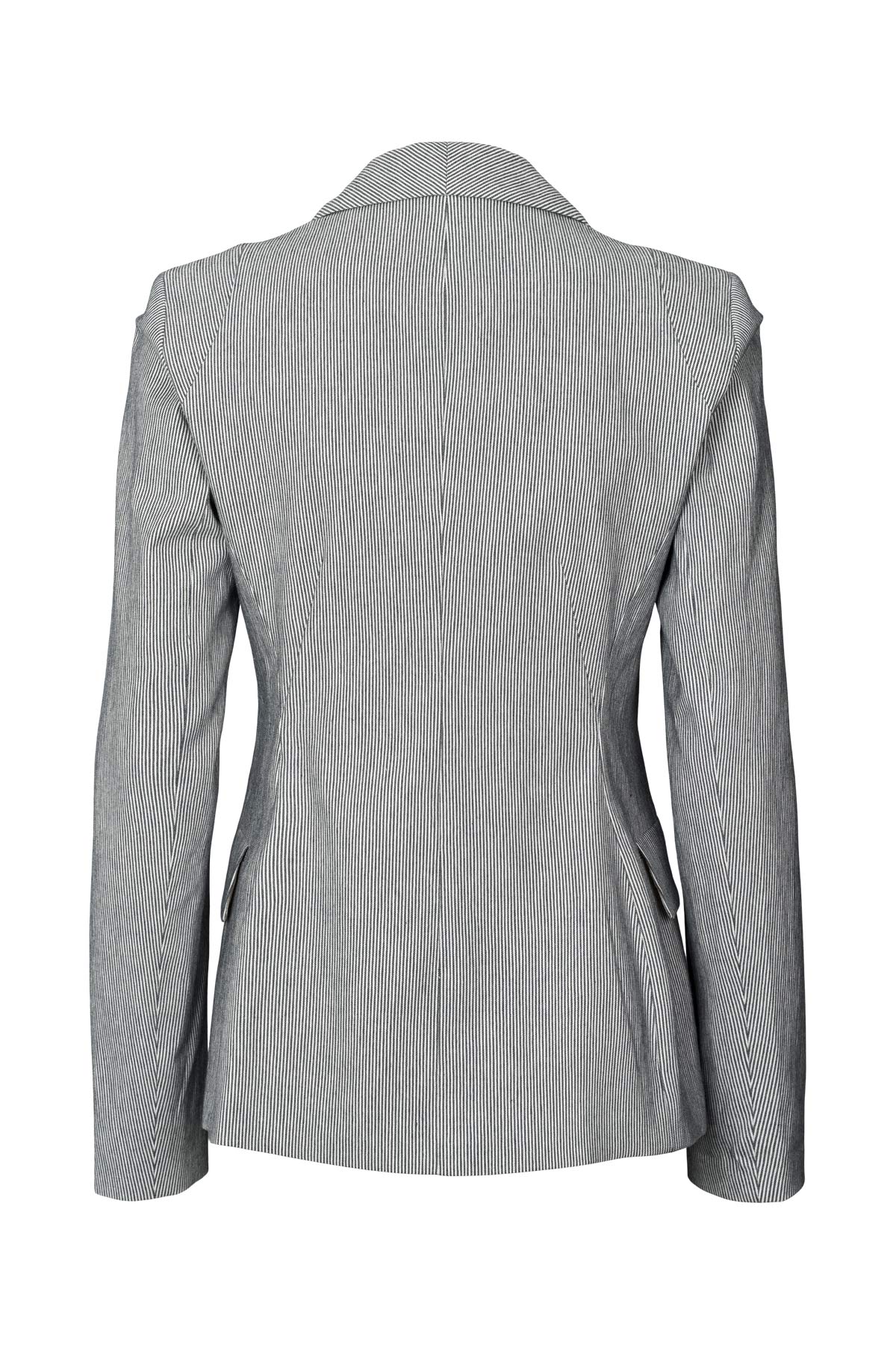 Gray blazer on a white background