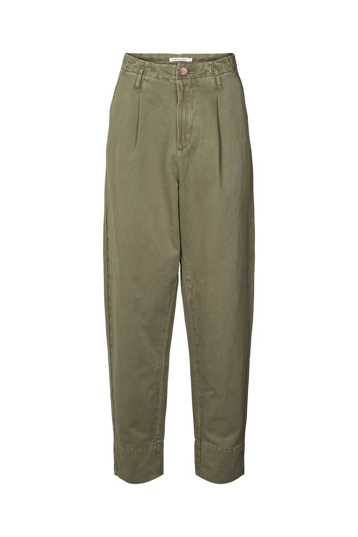 Raina Canvas light pleat pant