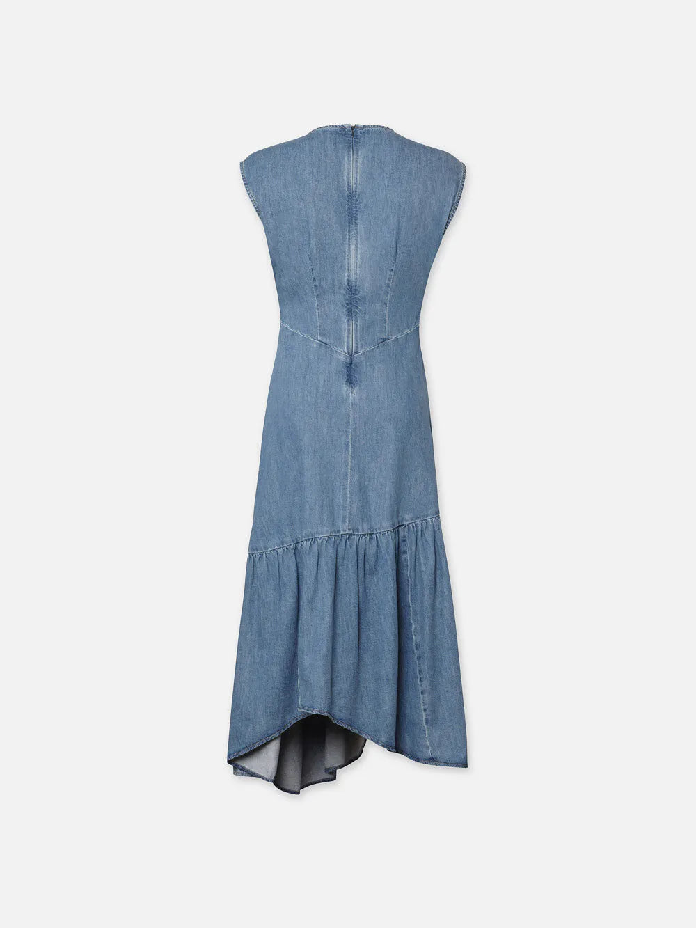 Denim Hem Dress