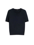 Navy  t-shirt on a white background, weekend Max Mara gabarra 