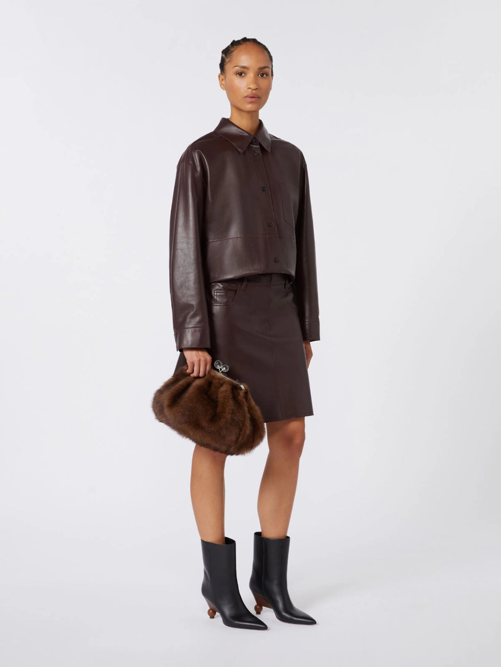 Ortensia Medium Sheepskin Pasticcino Bag