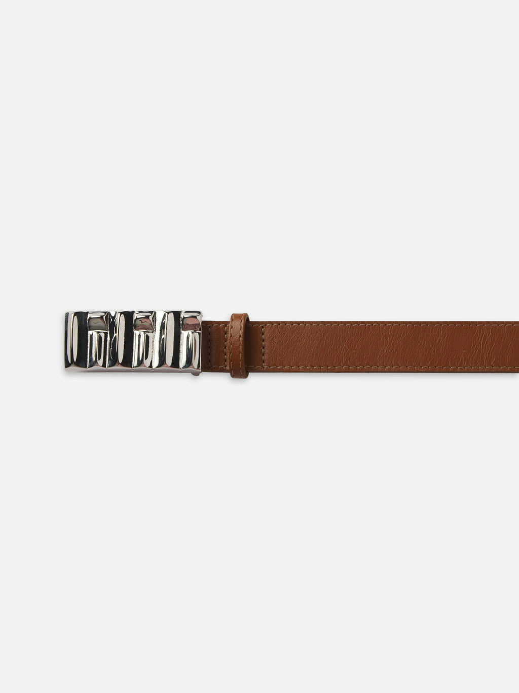 The Sculptural Belt - Cognac