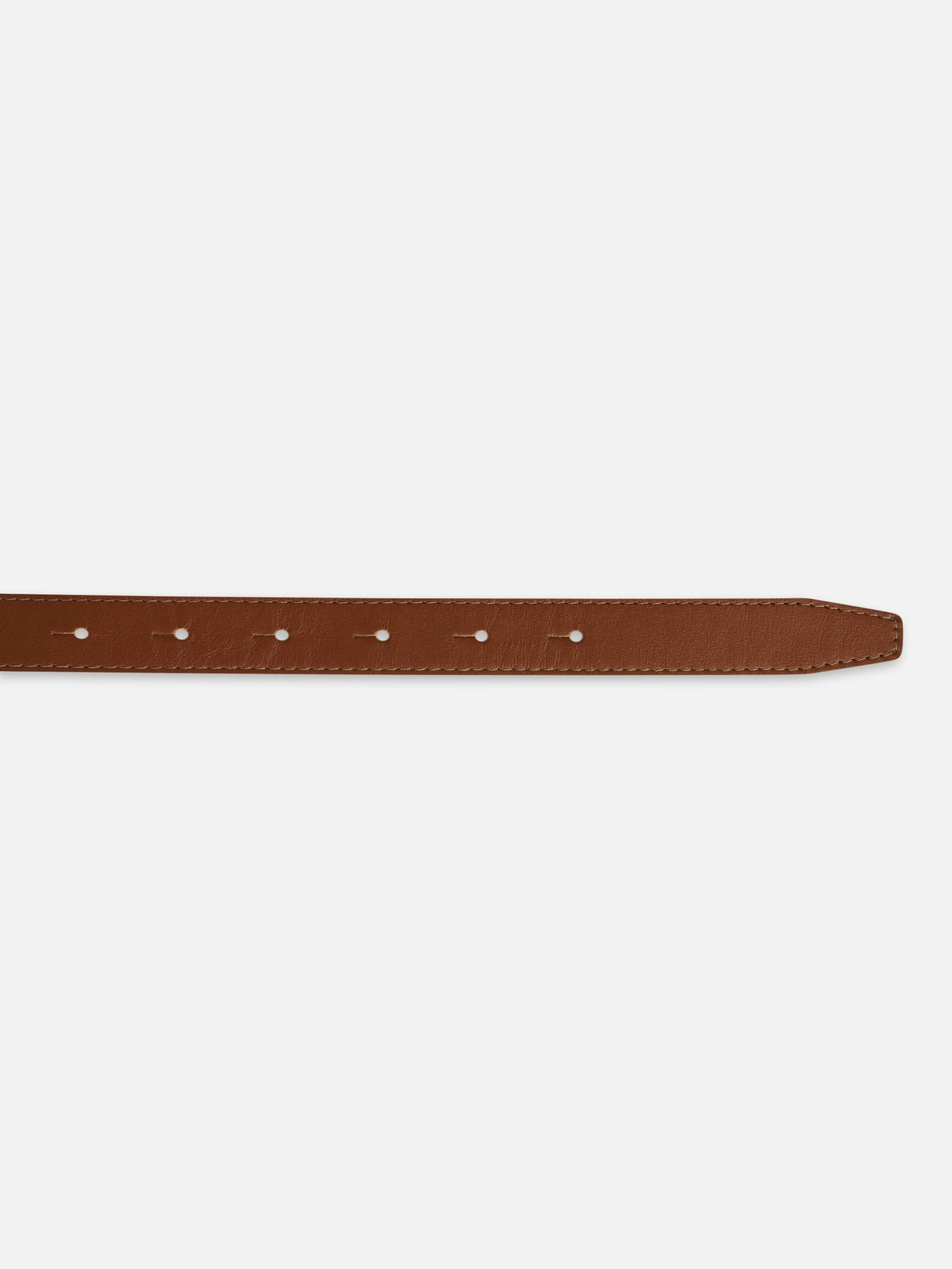 The Sculptural Belt - Cognac