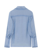 Light blue shirt on a white background