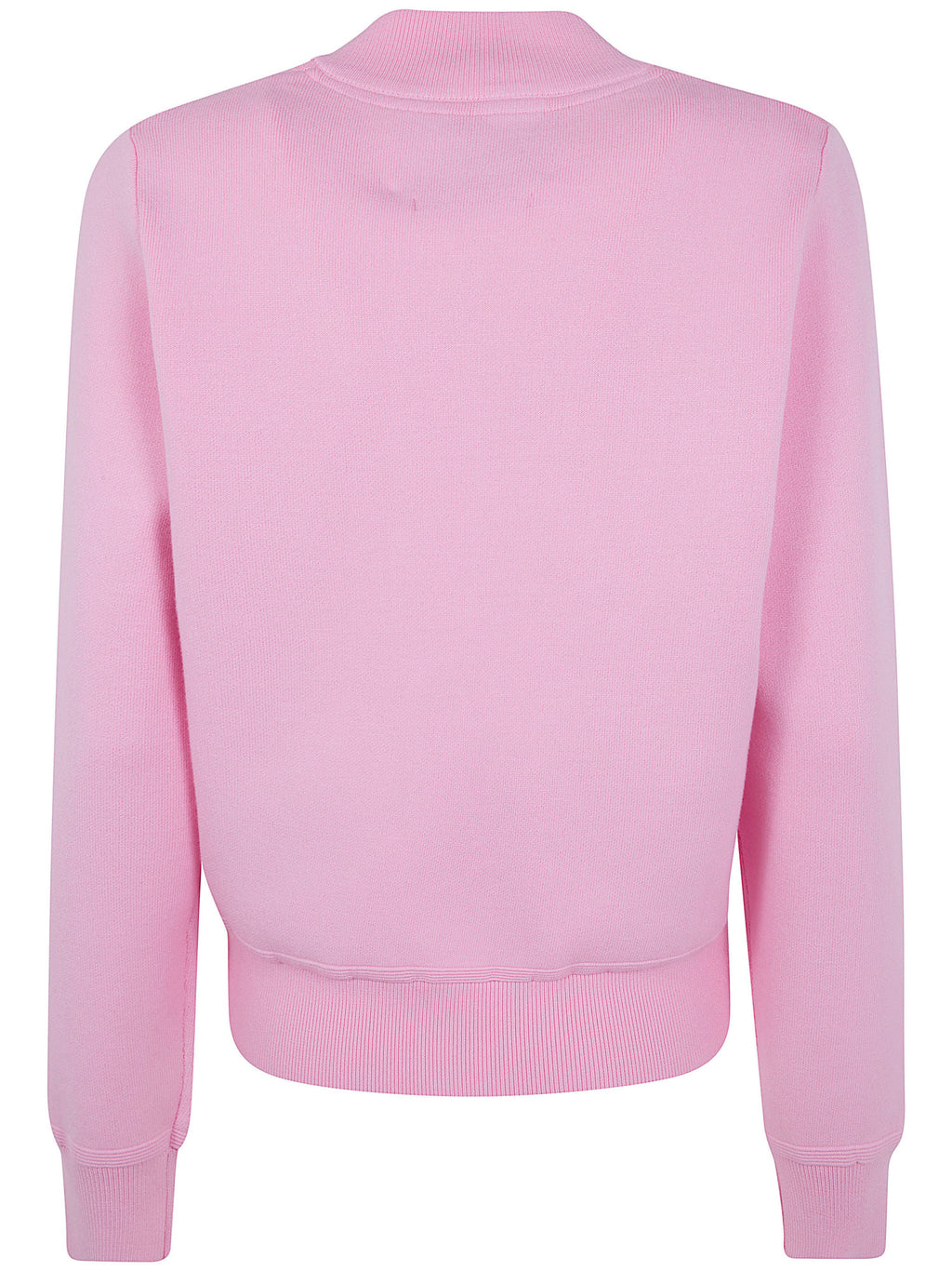 Pink sweatshirt on a white background