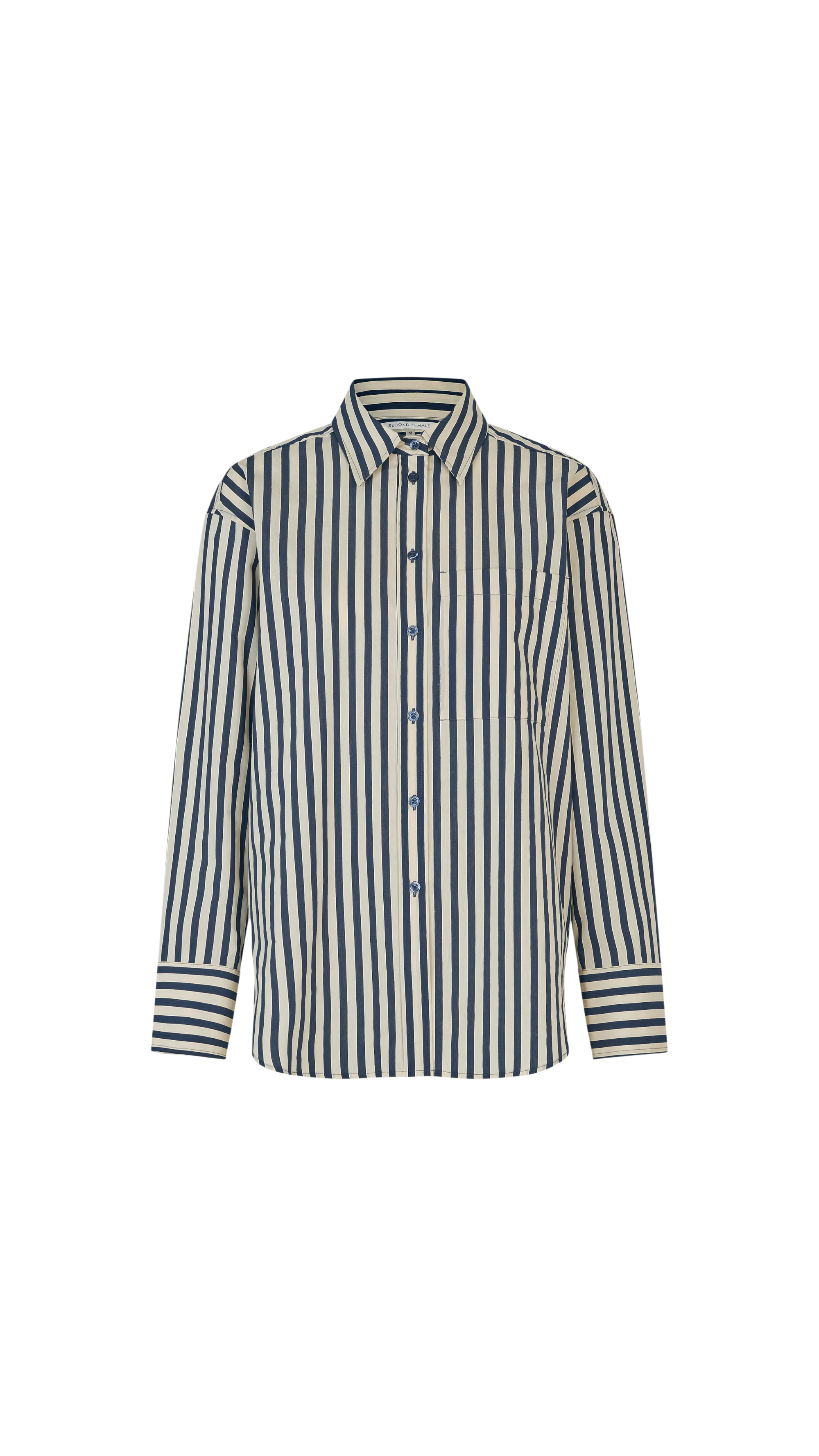 Striped shirt on a white background