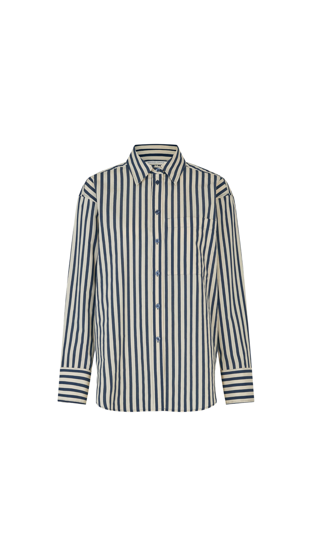 Striped shirt on a white background