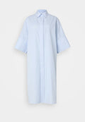 Jason Shirt Dress in Pigeon Blue