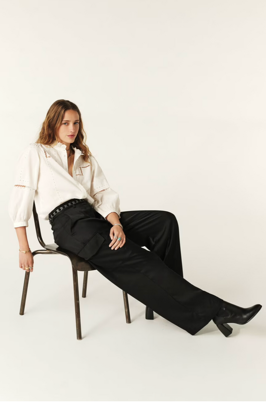 SS24 Ba&sh - Cary Pant in Black