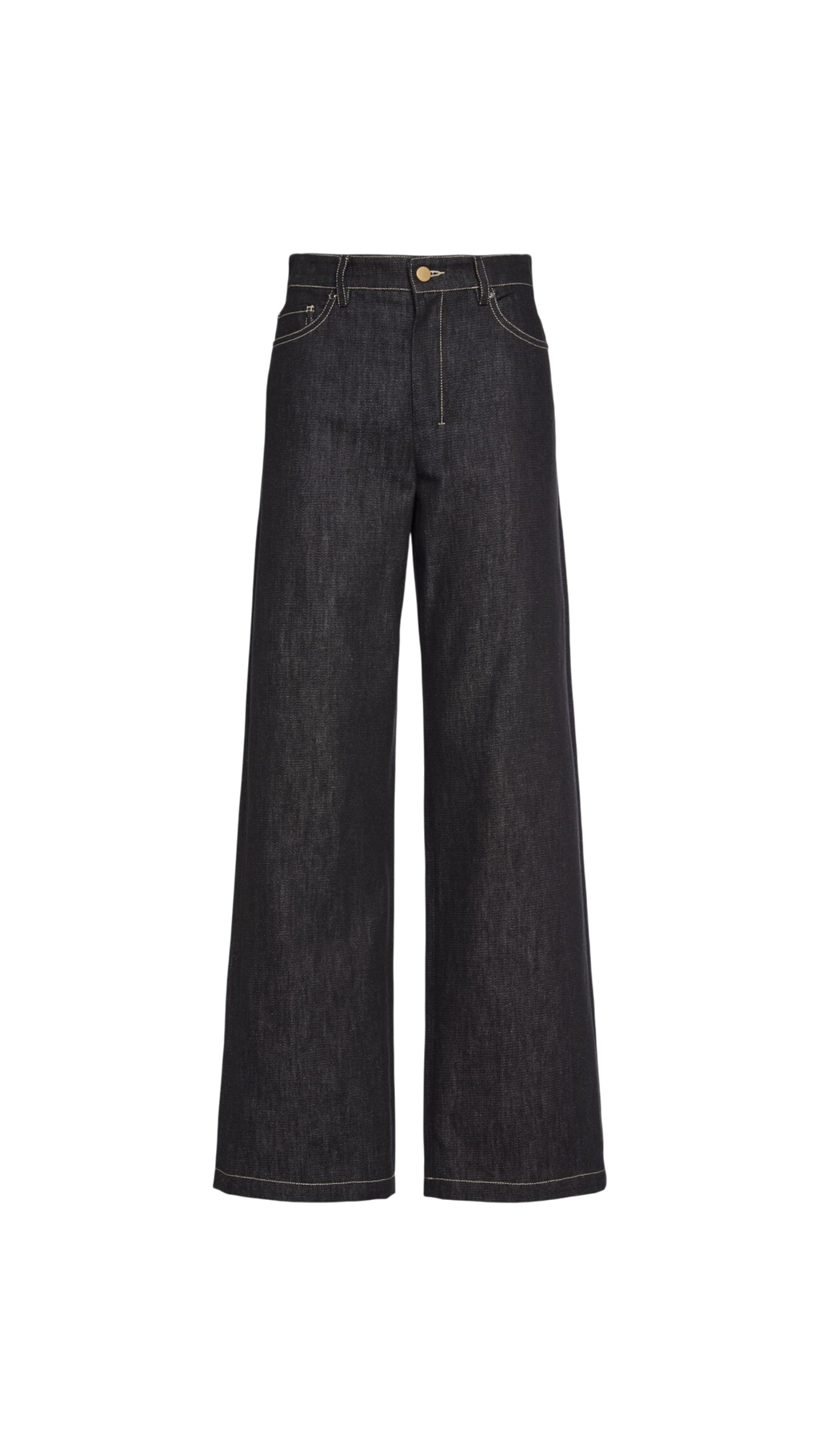 Black jeans on a white background