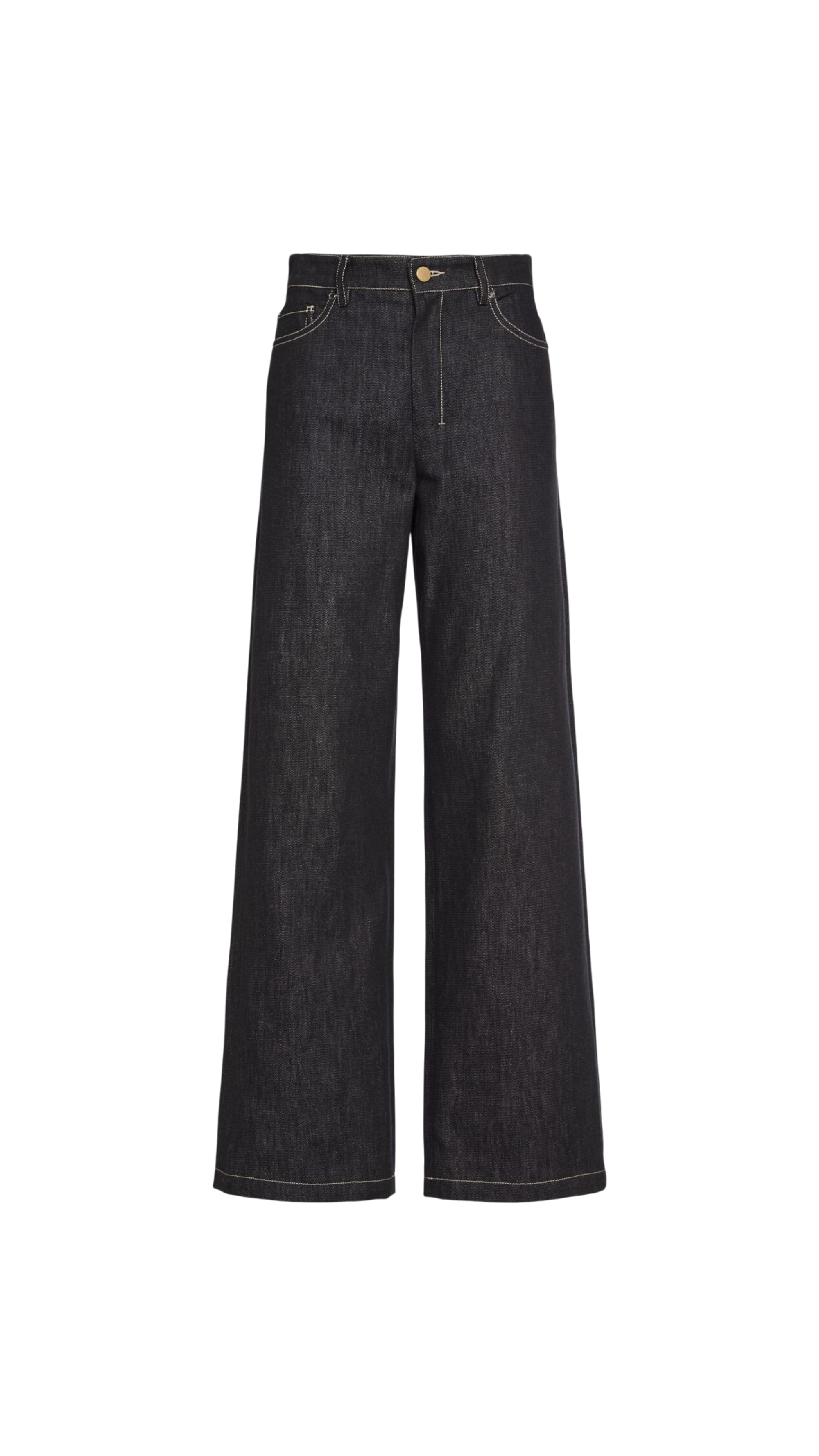 Black jeans on a white background