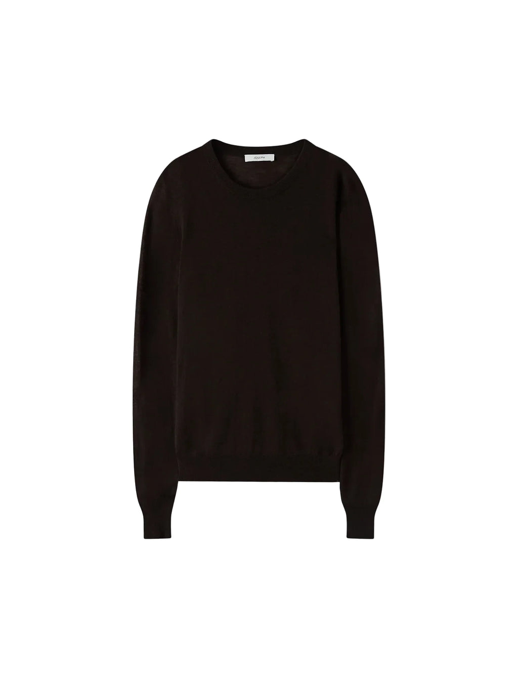 cocoa brown sweater on a light gray background