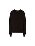 cocoa brown sweater on a light gray background