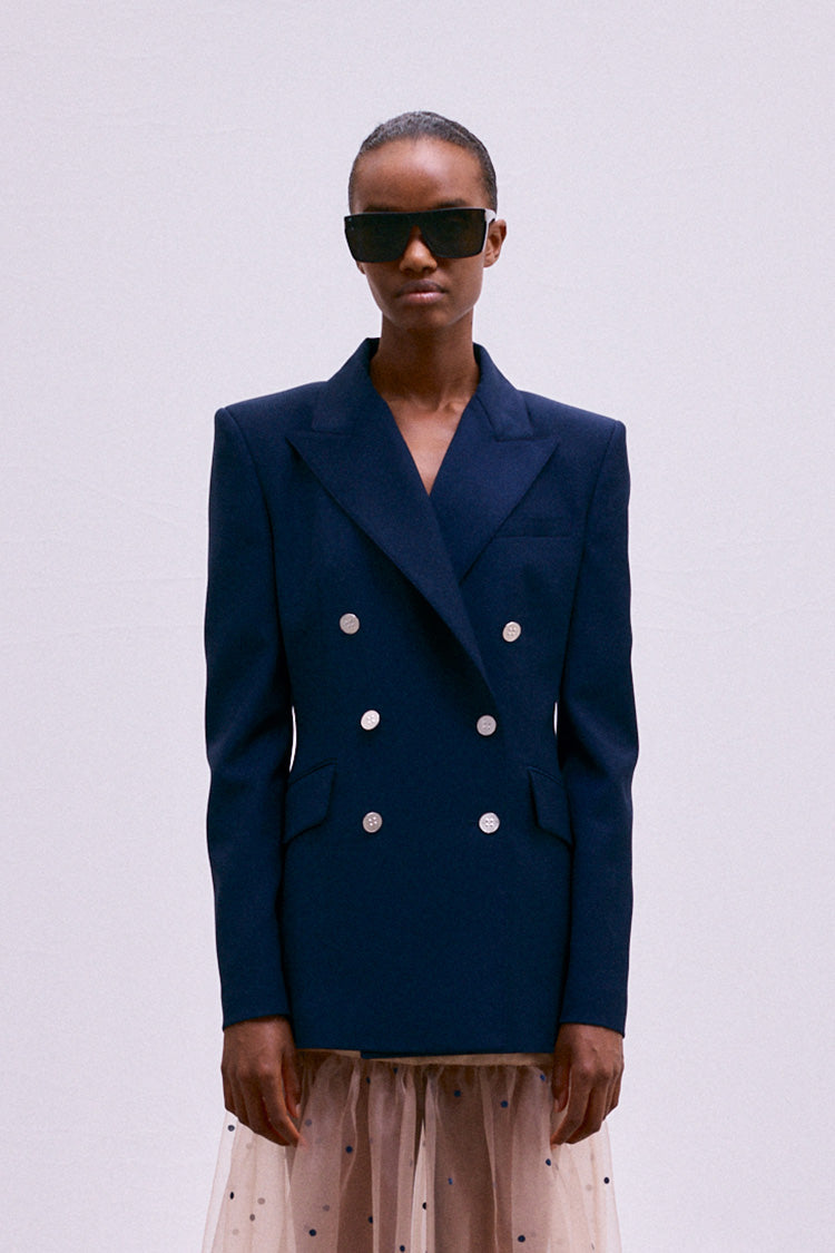 Monza Wool Jacket Blue