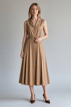 Taranto Shirtdress in Cotton Satin