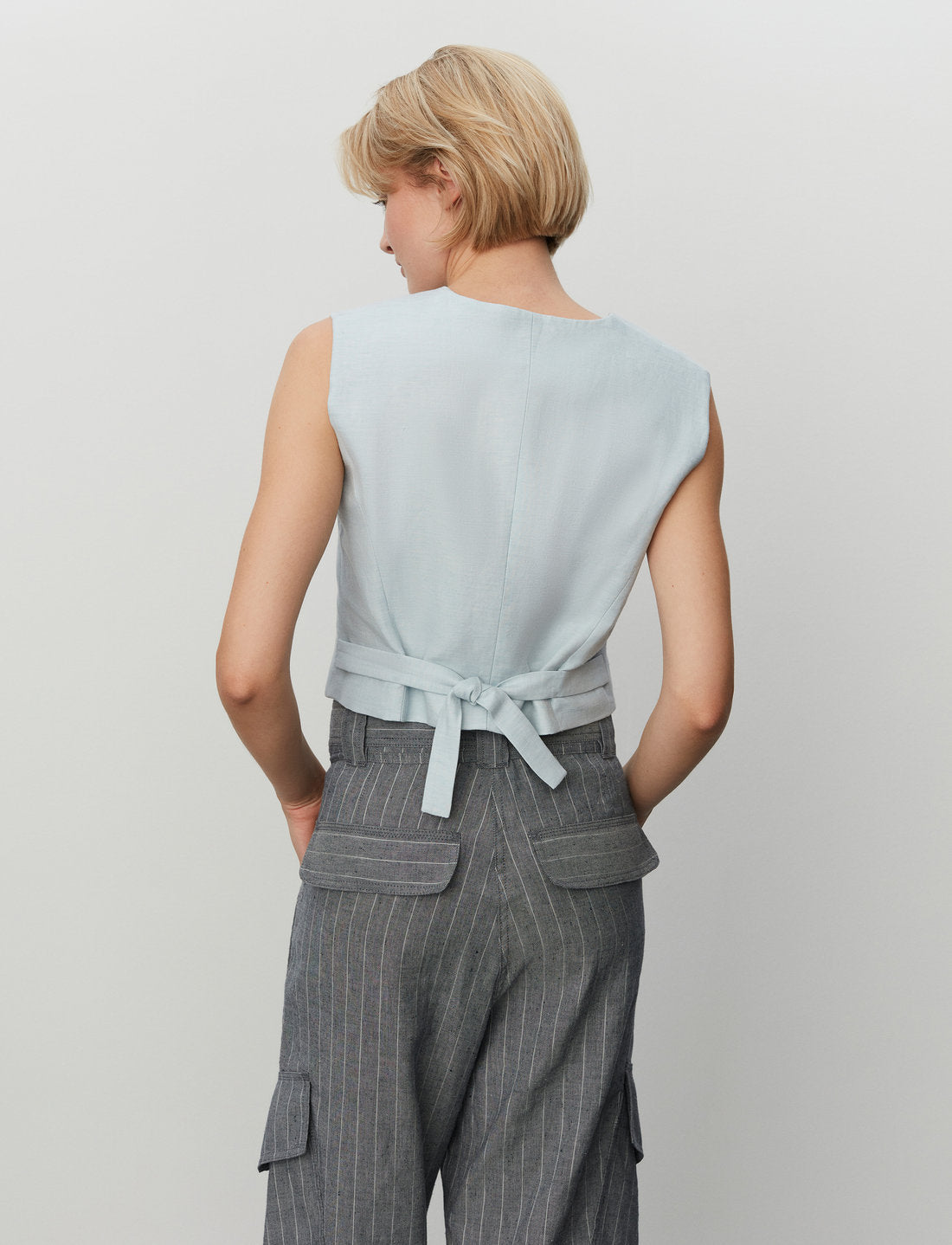 Day Birger et Mikkelsen - Helen Solid Linen Waistcoat