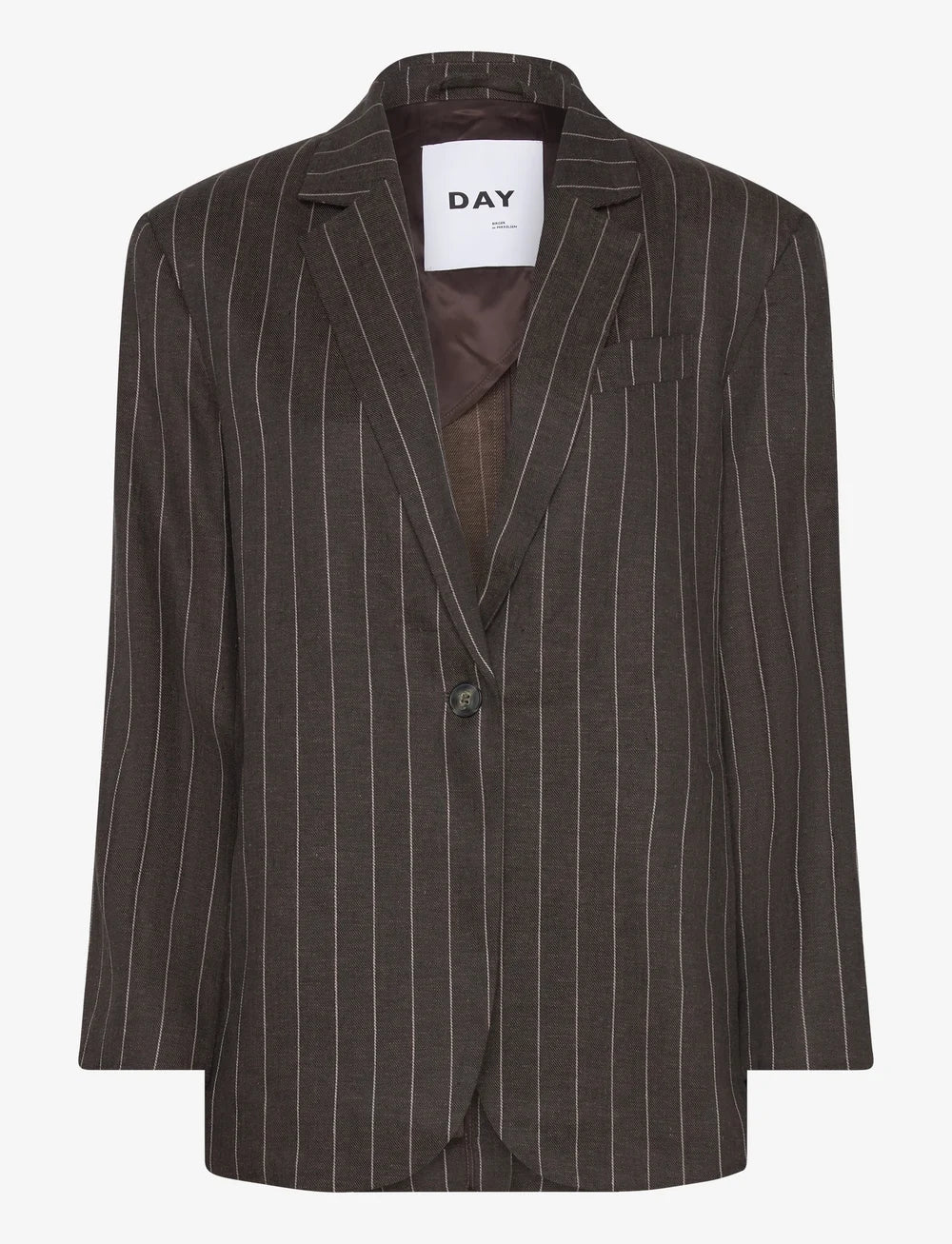 Emile Blazer in Chocolate Stripe
