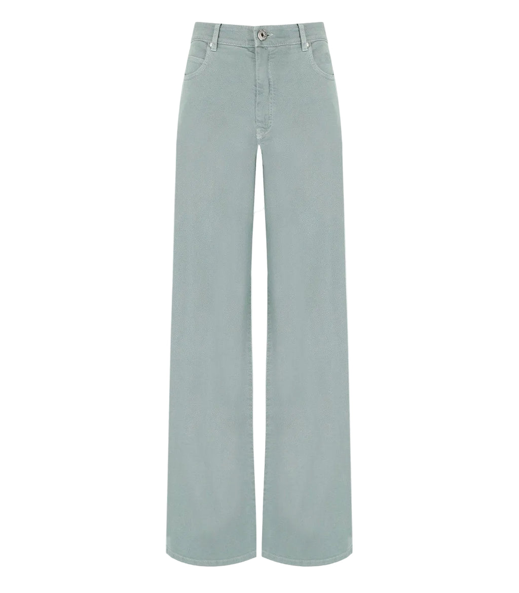 Light blue jeans on a white background. weekend max mara Medina pants 