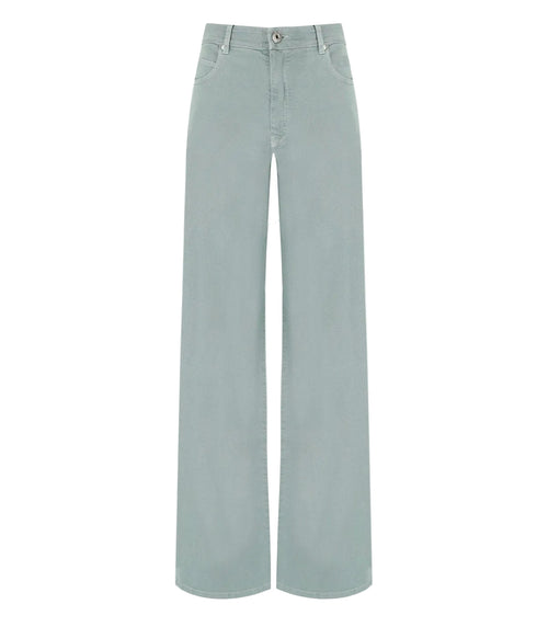 Light blue jeans on a white background. weekend max mara Medina pants 