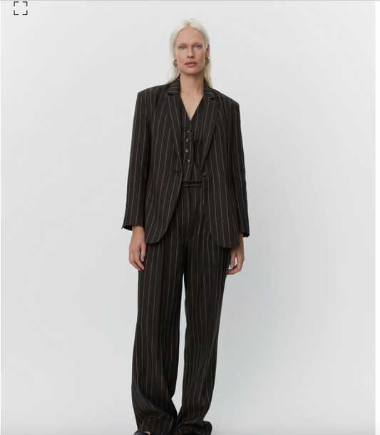 Day Birger et Mikkelsen - Emile Blazer in Chocolate Stripe