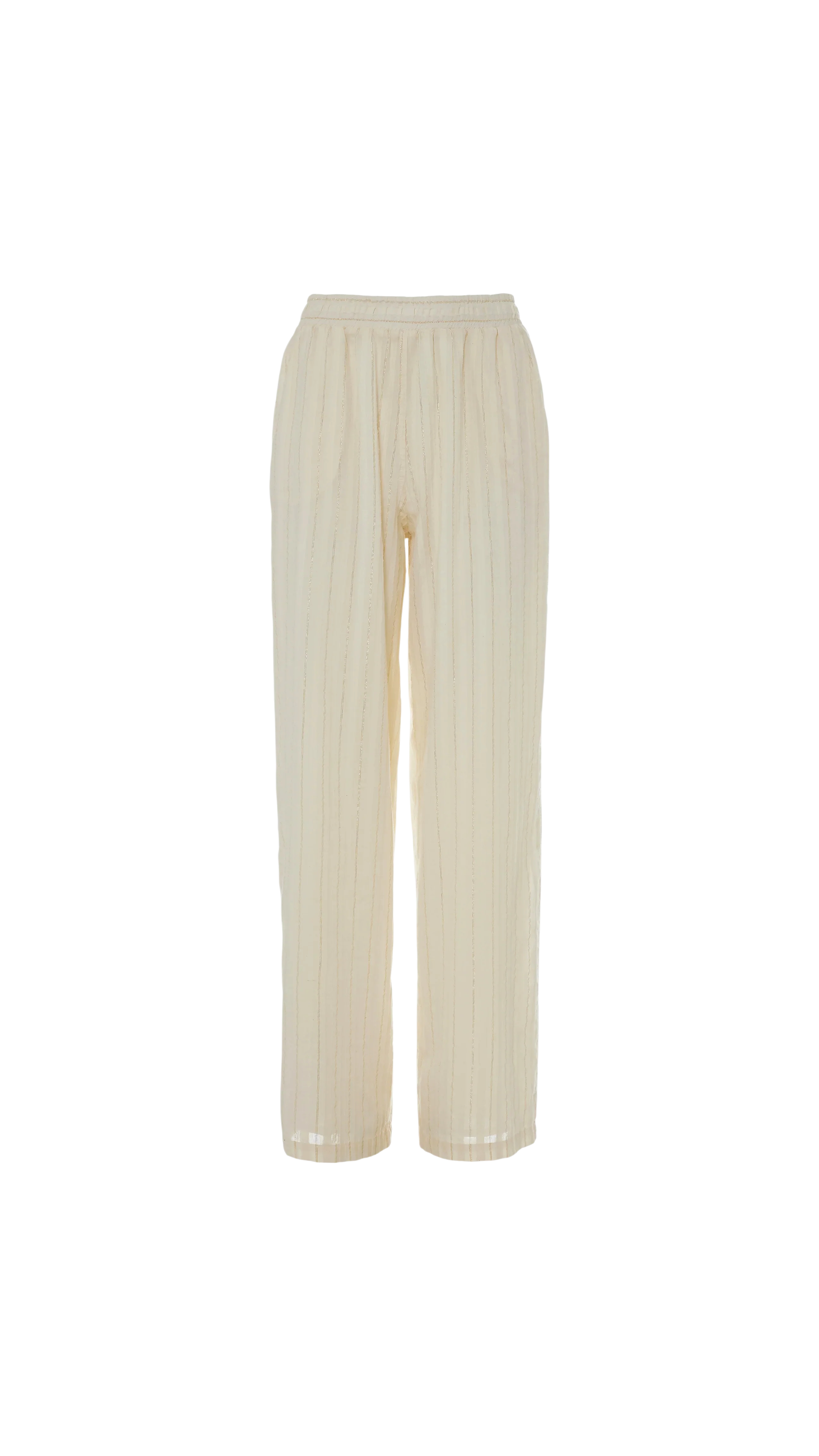 Beige pants on a white background