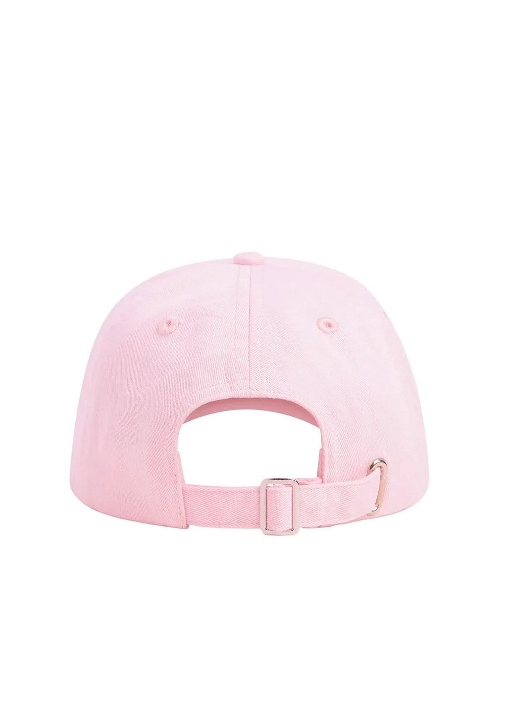 Pink baseball cap on a white background