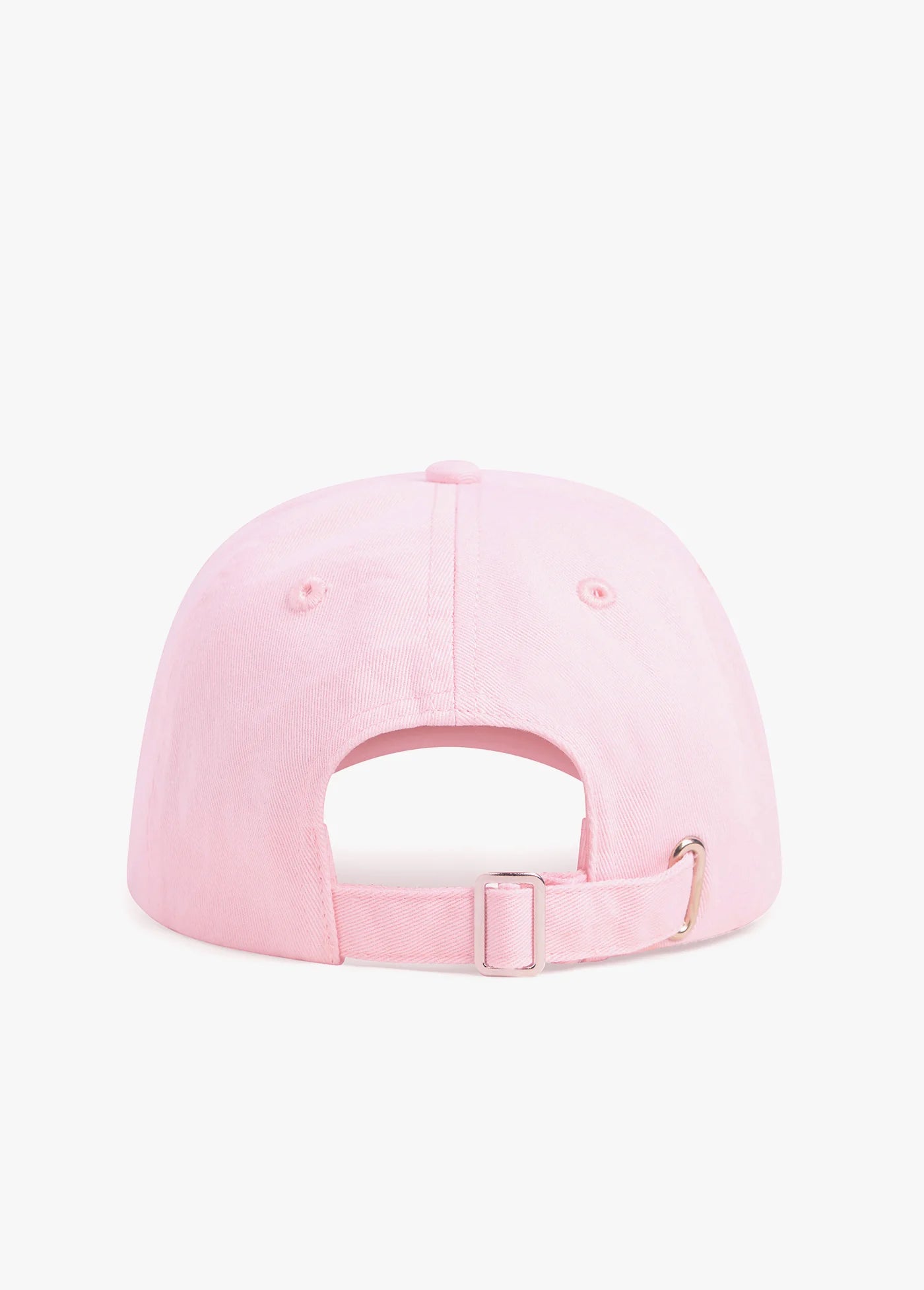 Pink baseball cap on a white background