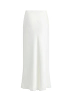 White skirt on a white background