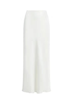 White skirt on a white background