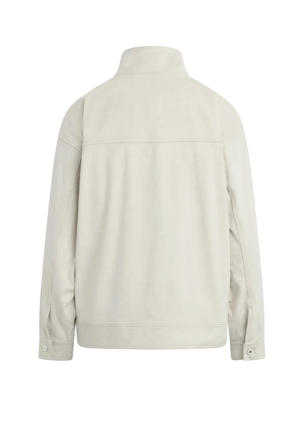 Light gray jacket on a white background