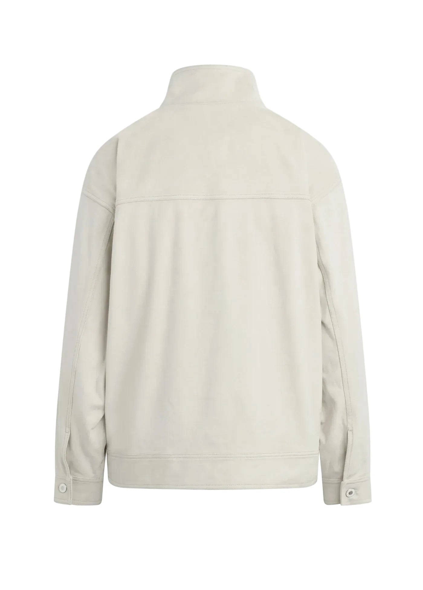 Light gray jacket on a white background