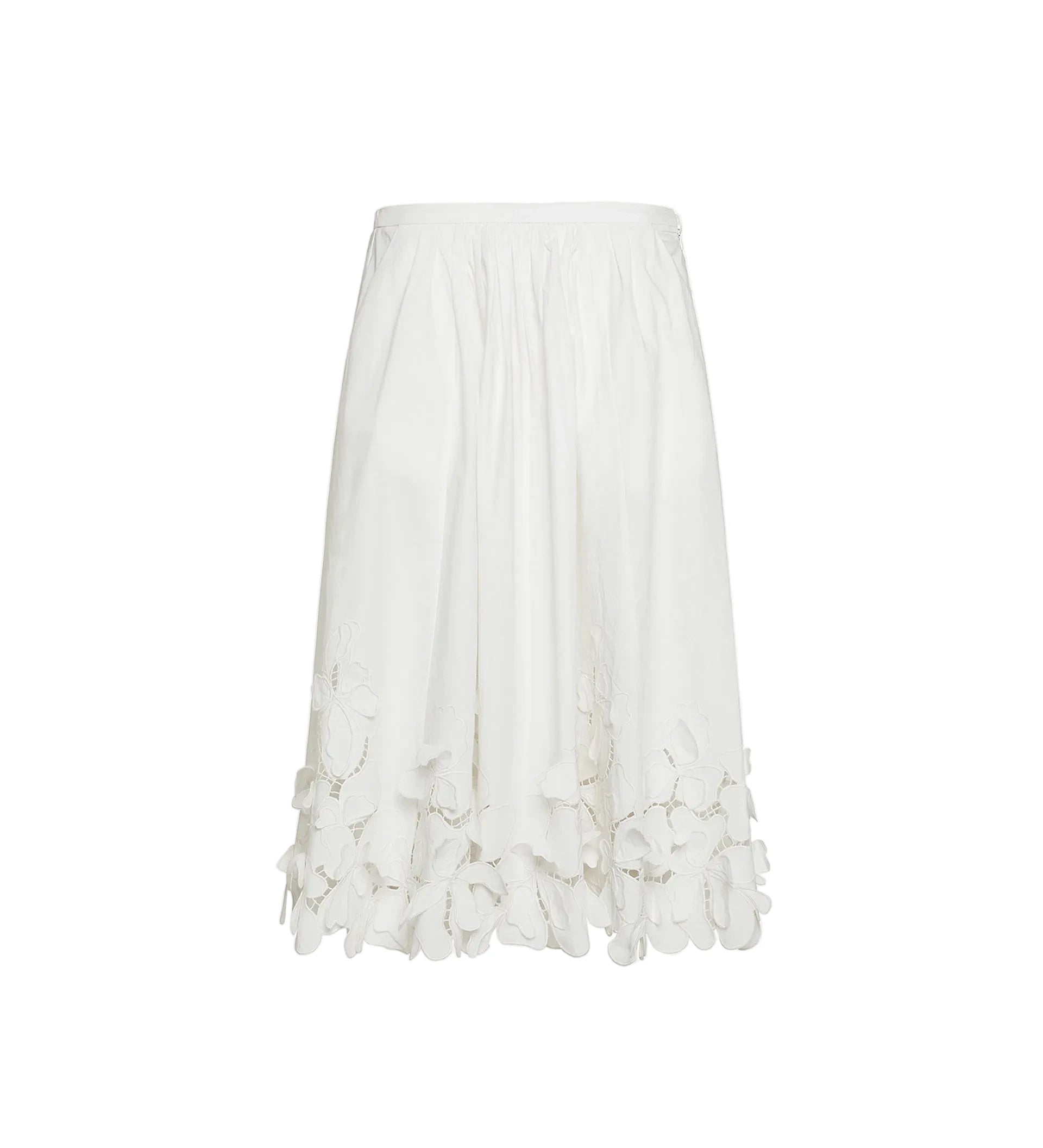 Long Skirt in Poplin