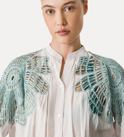 Bohemian Shirt with Inlay