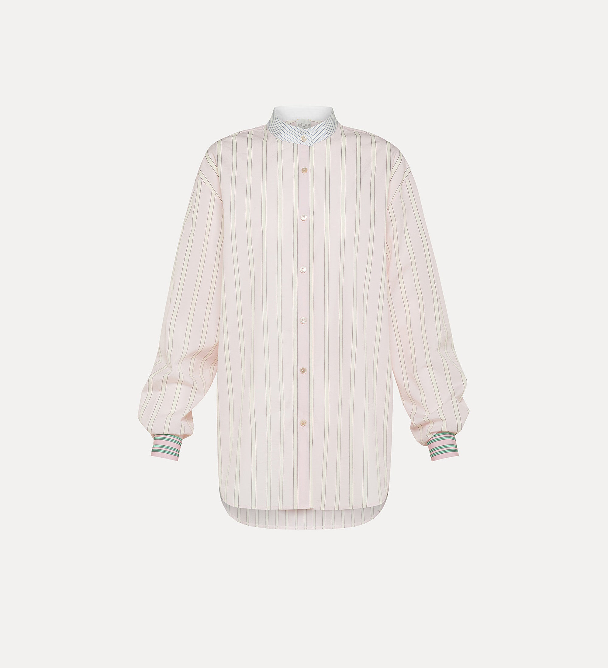 Striped Grandad Shirt Petalo