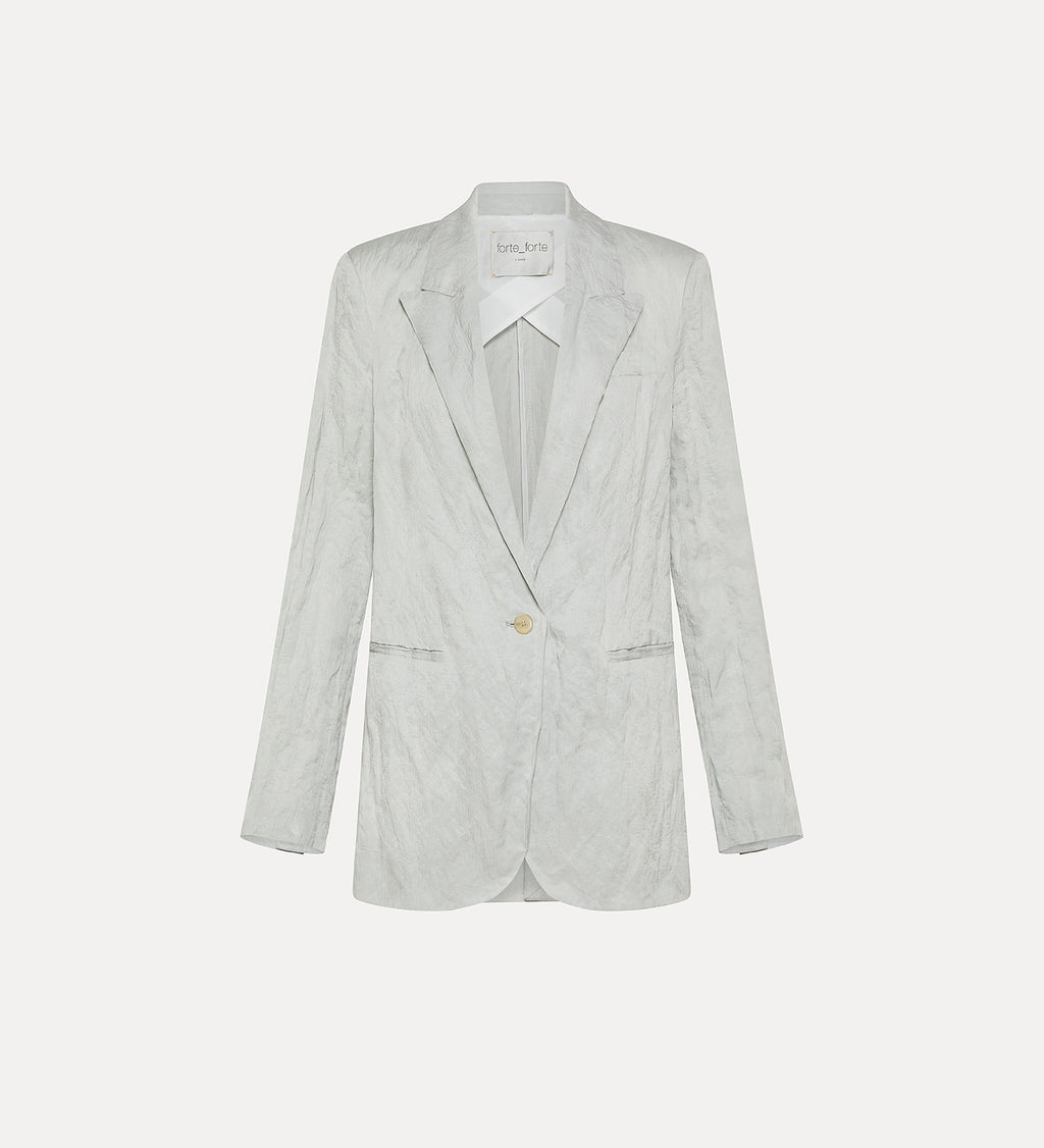 Jacket in Crinkle Cotton