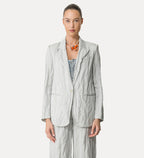 Jacket in Crinkle Cotton
