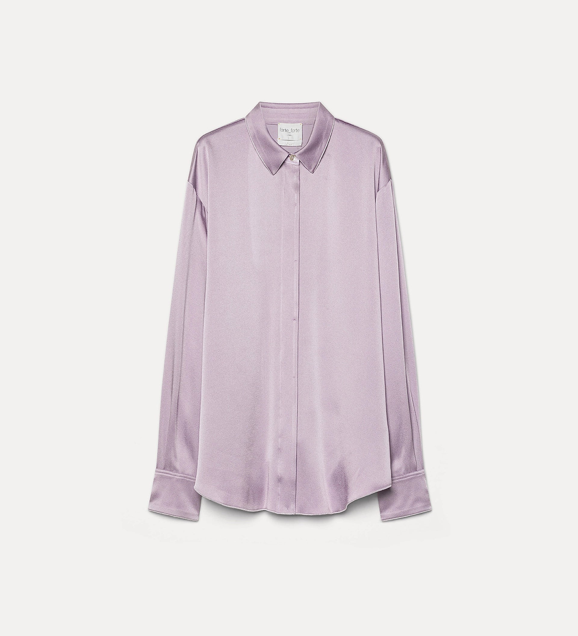 Purple shirt on a white background