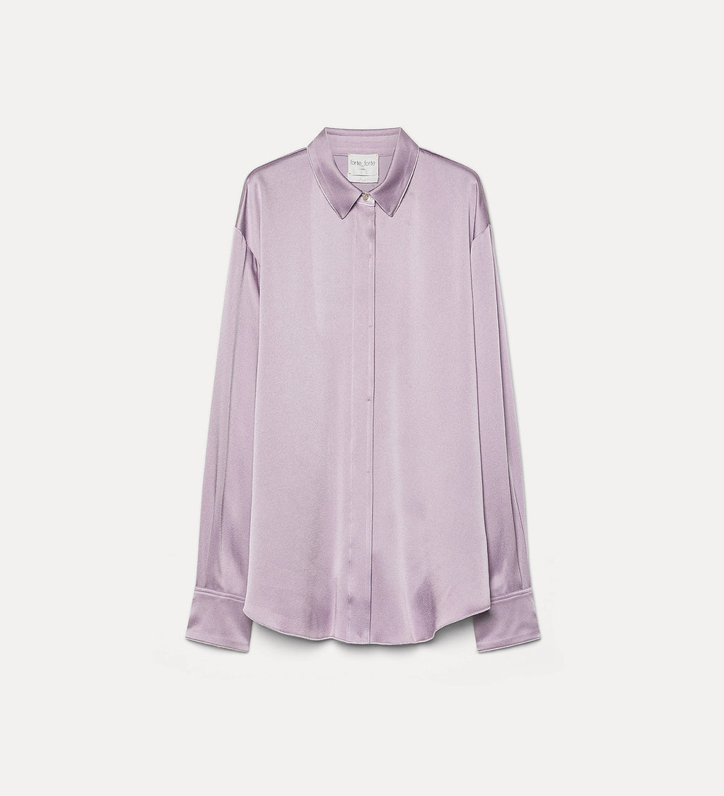 Purple shirt on a white background