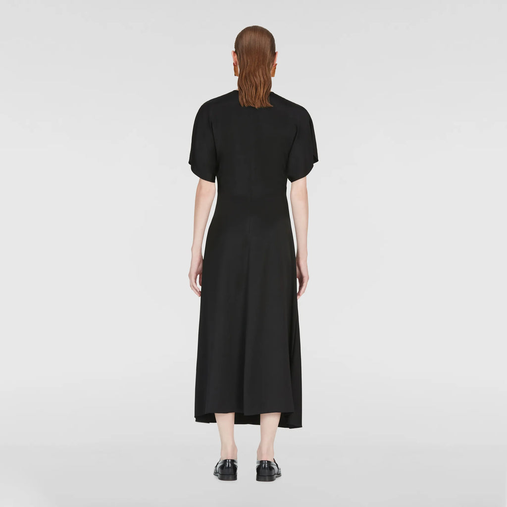 FABIANA FILIPPI - Satin Dress with Ruching