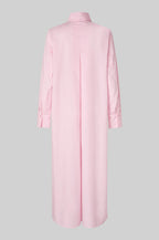 Pink dress on a gray background