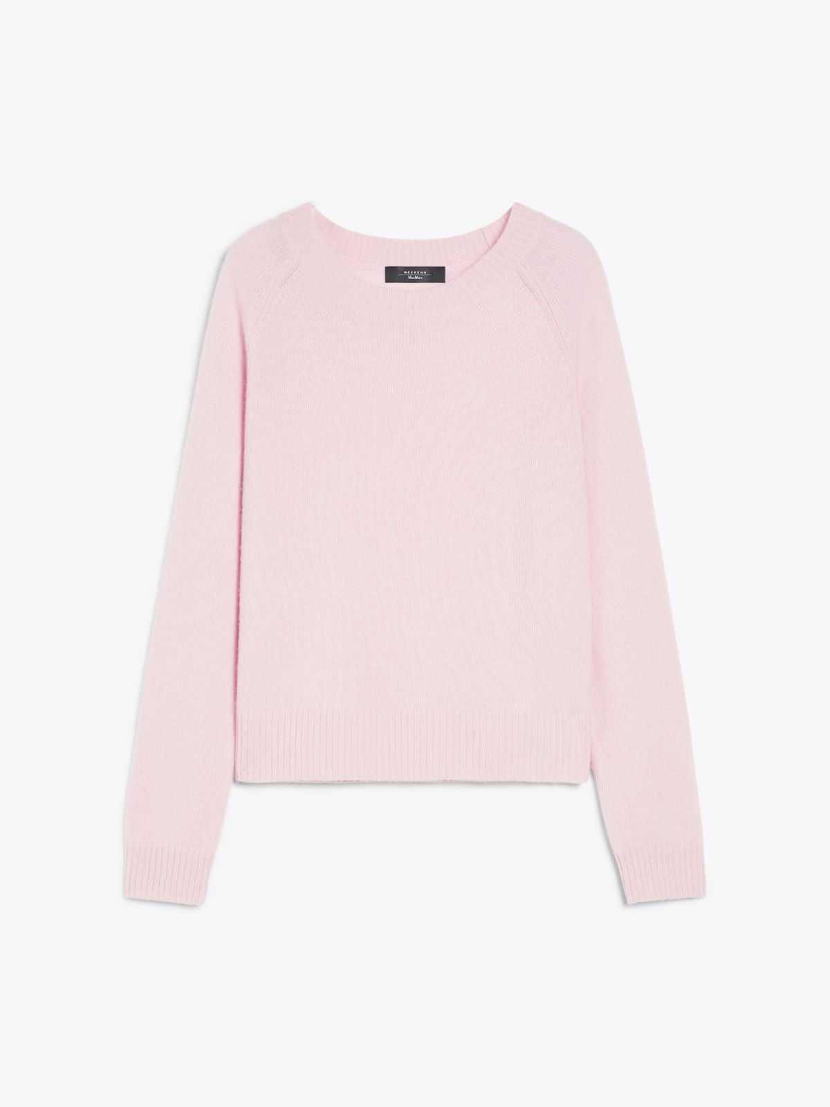 Pink sweater on a white background