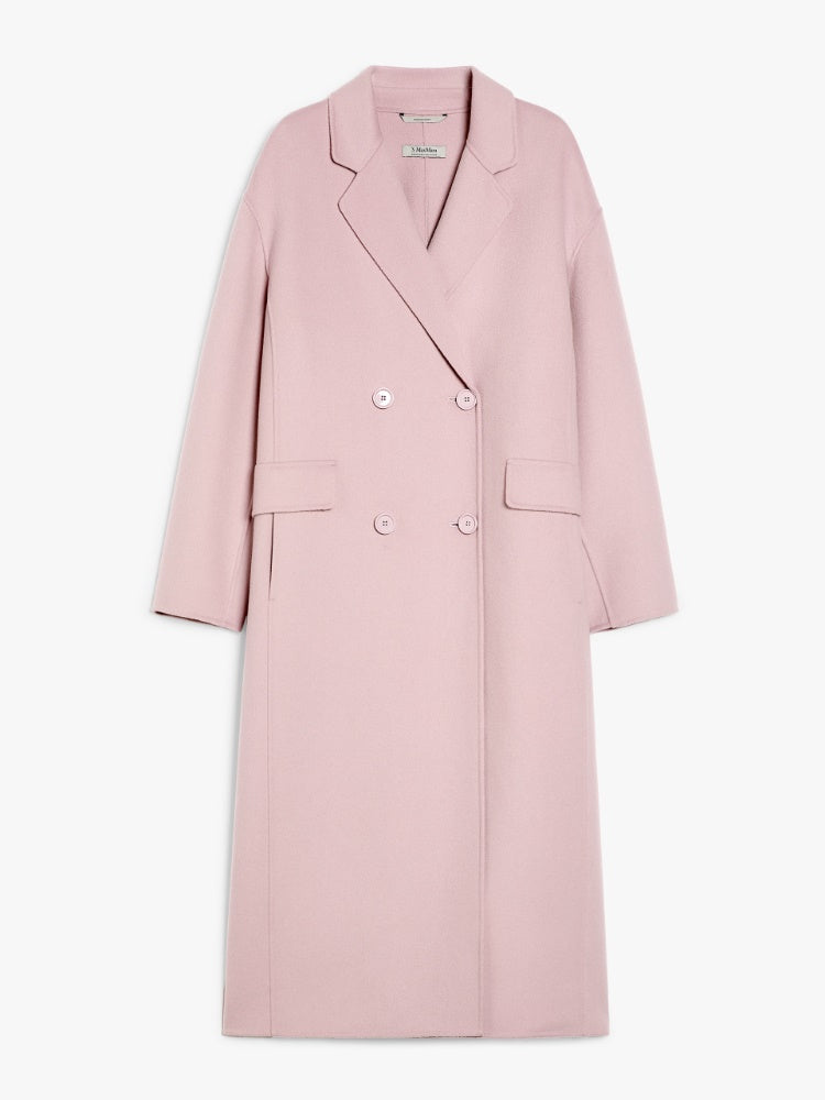 Pink coat on a white background
