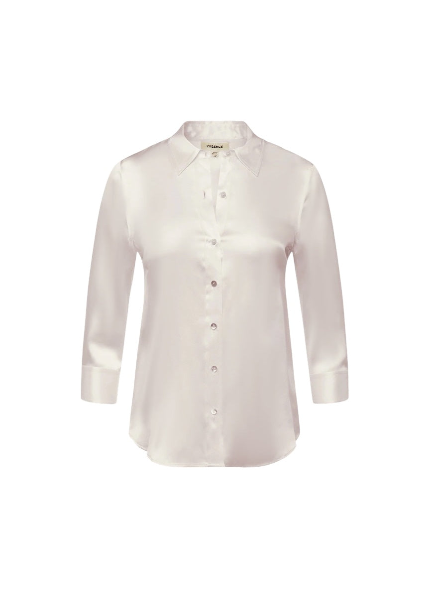 White shirt on a white background