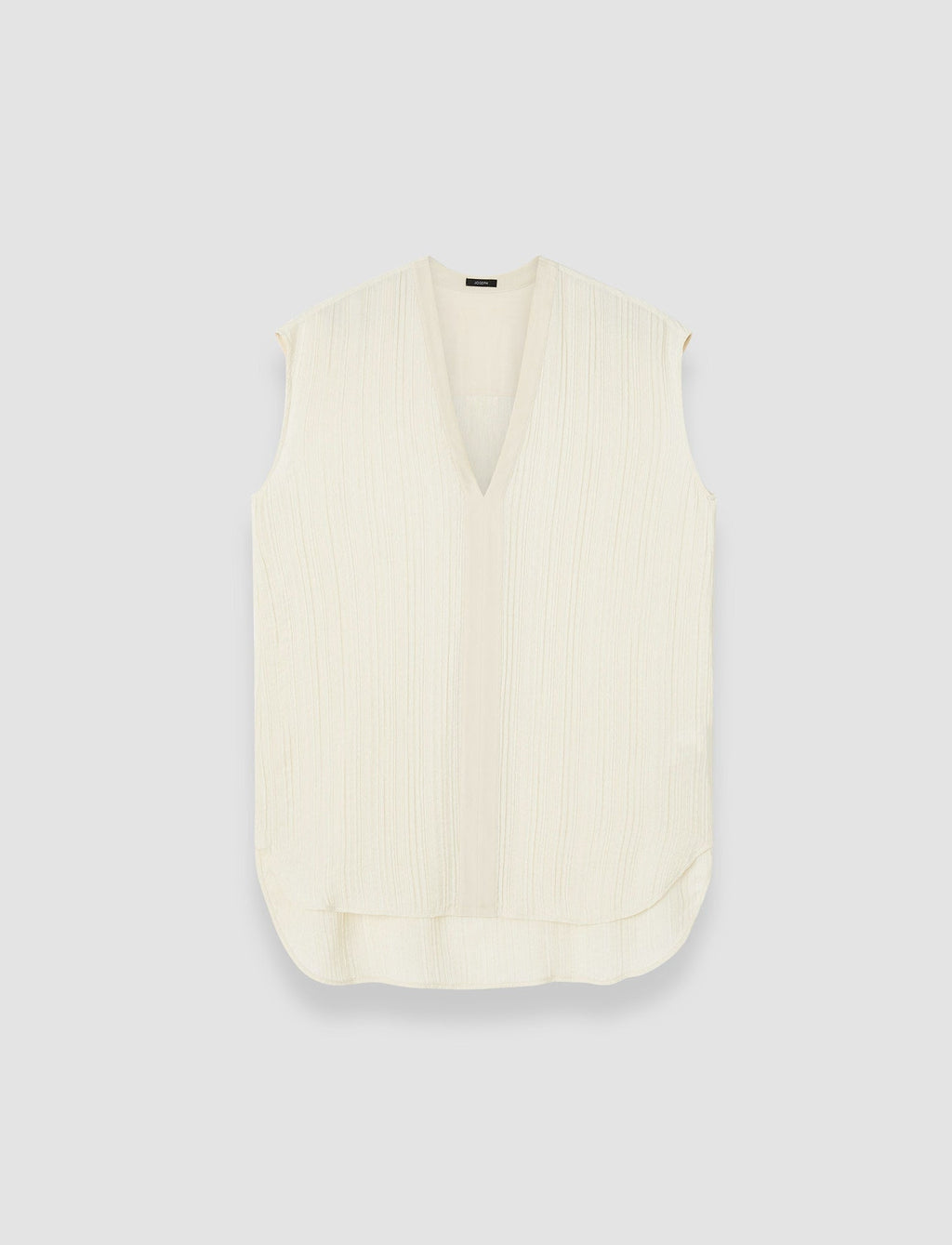 Lucien Pleat Jacquard Blouse