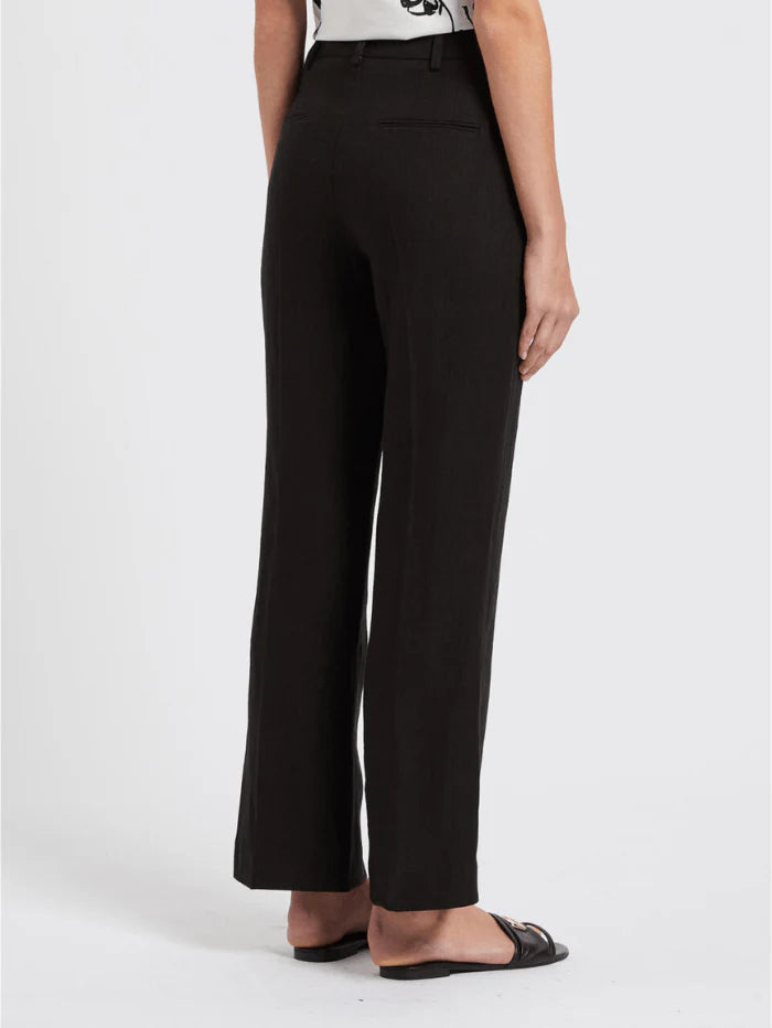 Marella - Muschio Long Trousers in Black