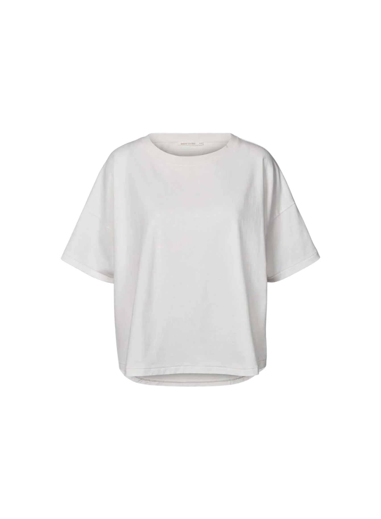 White t-shirt on a white background